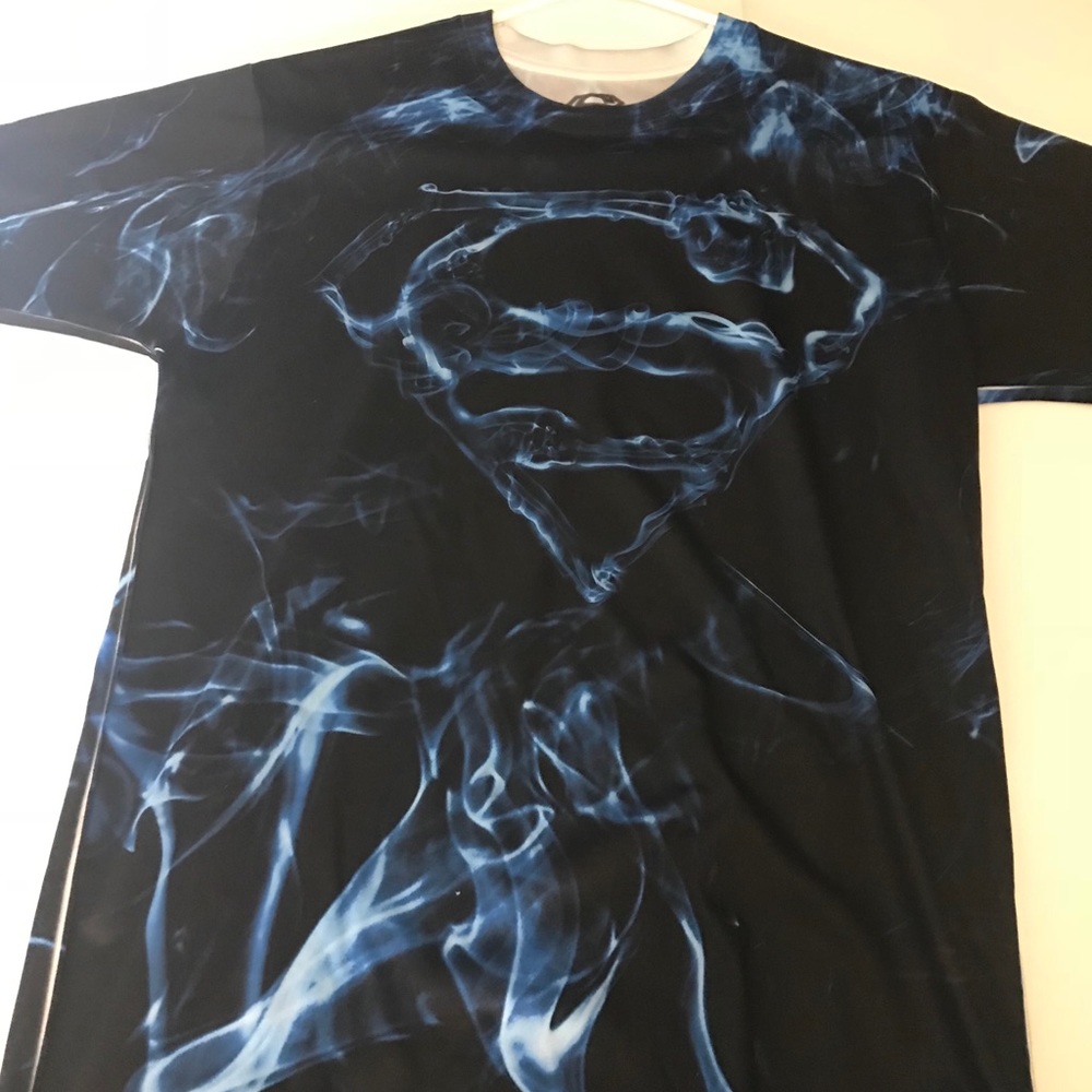 Blue Superman shirt